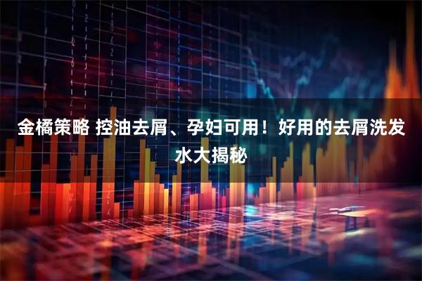 金橘策略 控油去屑、孕妇可用！好用的去屑洗发水大揭秘